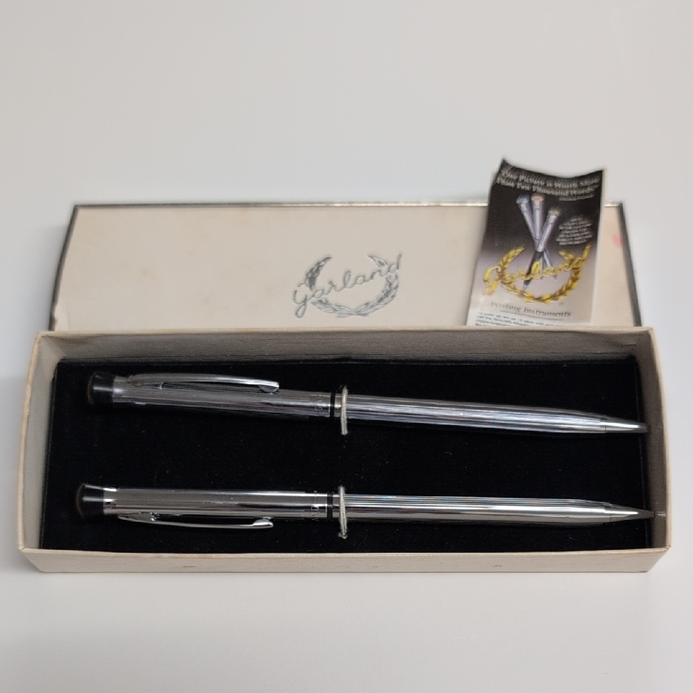 Garland Silver Pen And Pencil Set